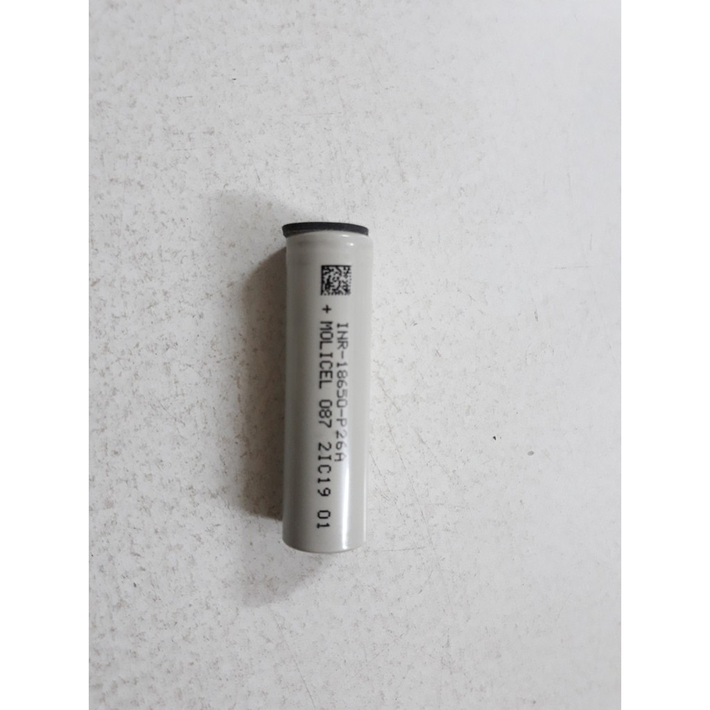 Pin 3,7v ,Pin MOLICEL INR 18650 P26A 35A 2600mah