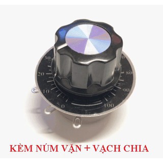Chiết áp biến trở đơn WTH118 1A 2W các giá trị 1K 2K2 4K7 10K 22K 47K 100K 220K 470K Triết áp độ chính xác cao