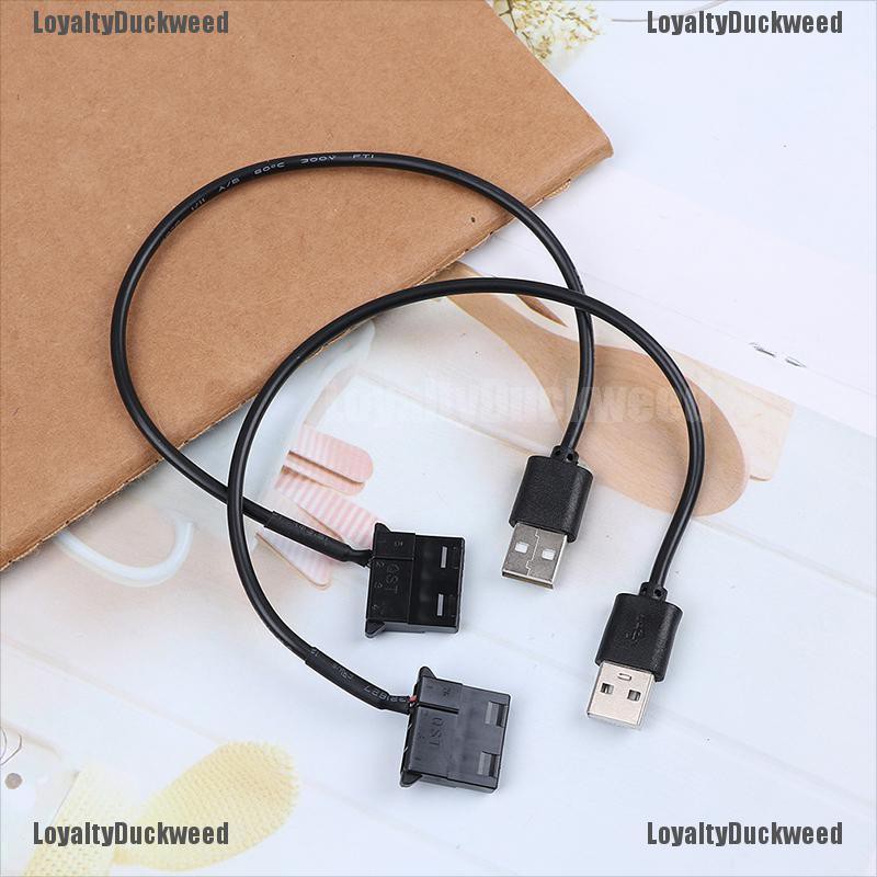 Bộ 2 Cáp Kết Nối Quạt 4 Pin 12v Sang 5v Usb 2.0 D6o5