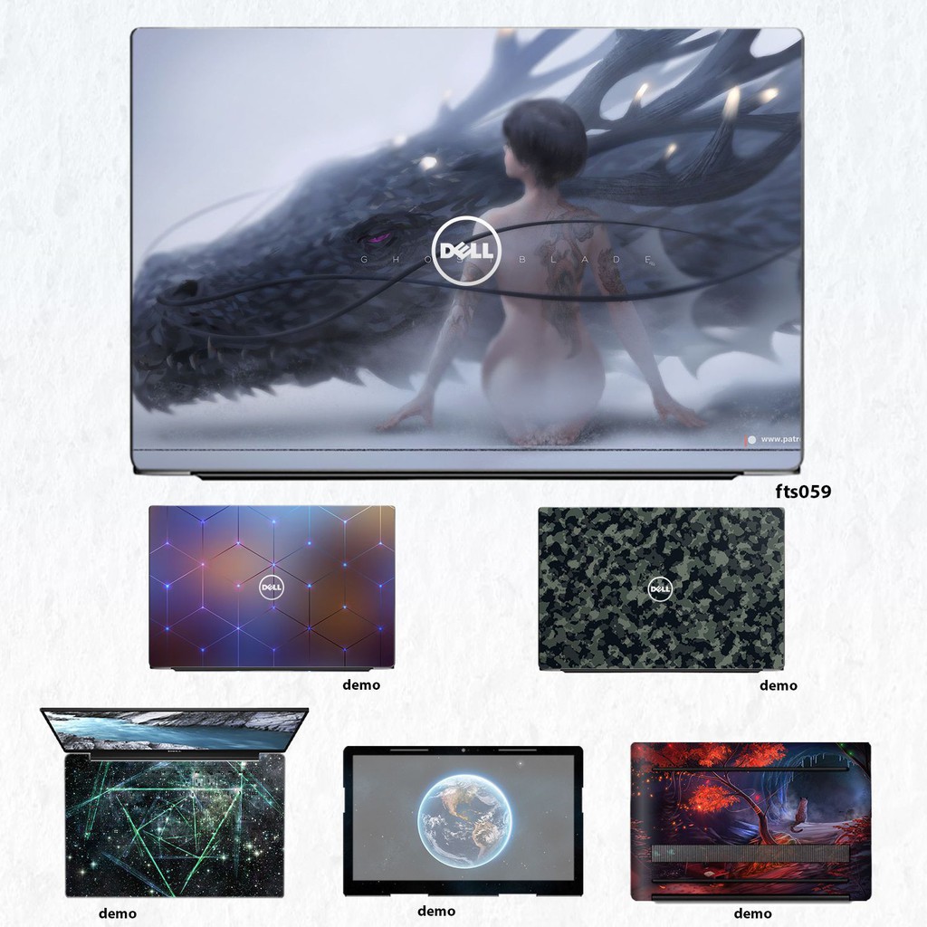 Skin dán Laptop Dell in hình Fantasy _nhiều mẫu 6 (inbox mã máy cho Shop)