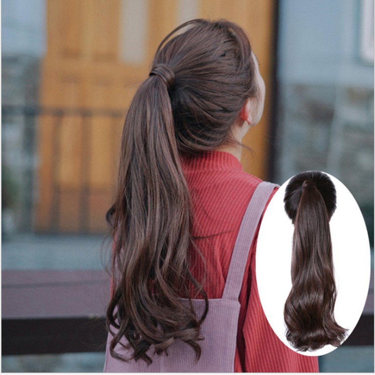 Tóc giả nữ cột xoăn Hàn Quốc - TG83