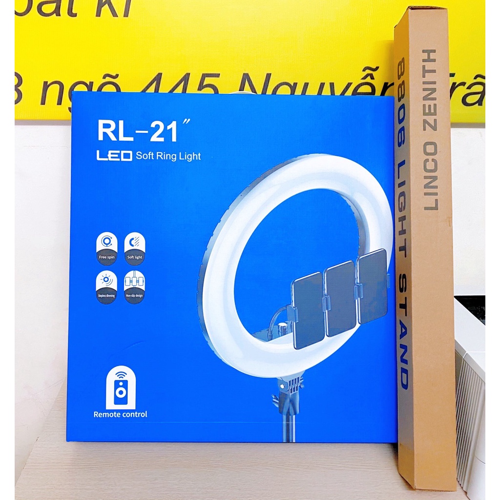 Đèn livestream 54cm chính hãng nhập khẩu hỗ trợ xuất VAT công ty - Rabbi VN