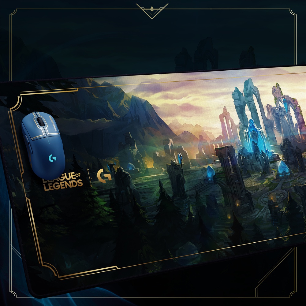 [Mã ELLOGIWL5 giảm 10% đơn 500K] Bàn di chuột cỡ lớn Logitech G840 XL LOL League of Legends - Đế cao su ổn định