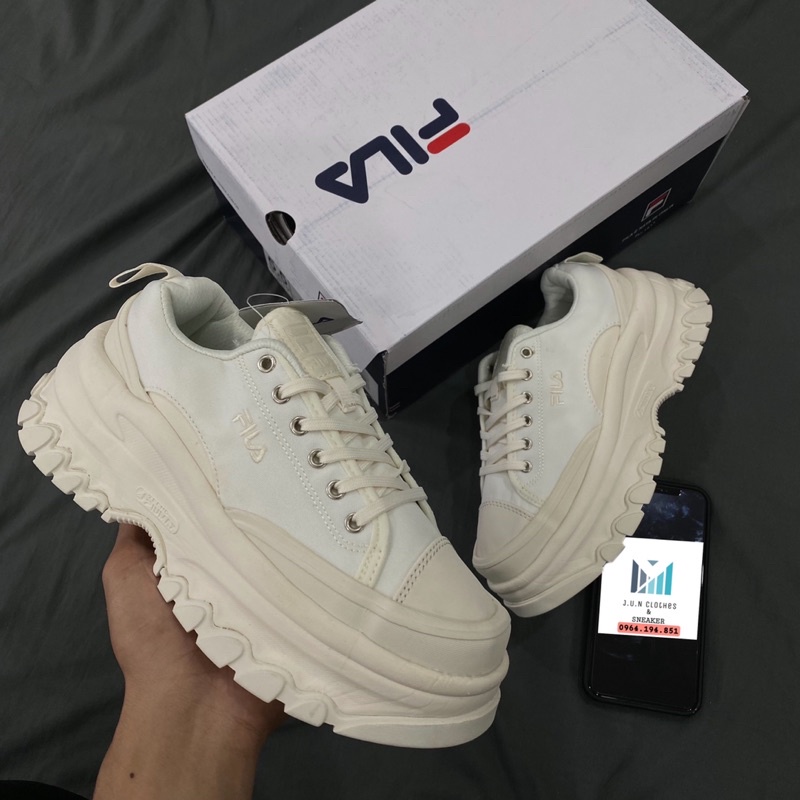 GIÀY FI.LA ĐẾ CAO NỮ SC LAI AU [ FULL BOX + FREE SHIP ]
