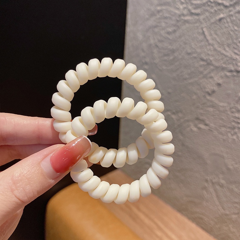 Thun cột tóc nữ Hàn Quốc dễ thương iLita phụ kiện buộc tóc đẹp nhiều màu xanh, đỏ, tím, vàng, trắng, đen