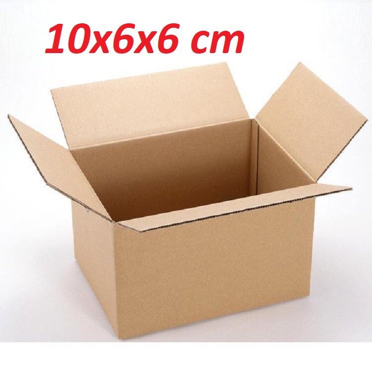 Combo 100 hộp carton 10x6x6 / thùng giấy / thùng đóng hàng / thùng carton