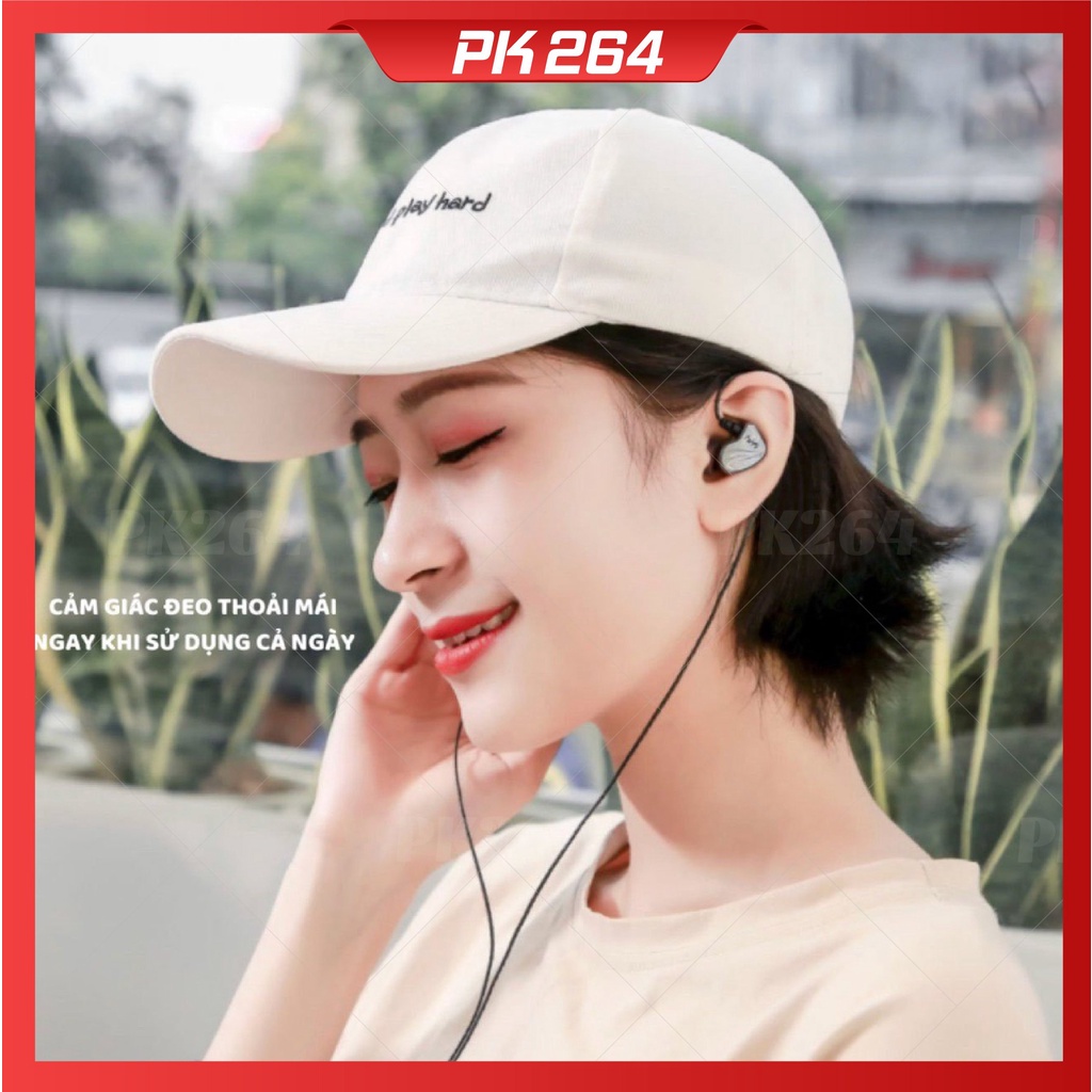 Tai Nghe Nhét Tai HiFi S2000 Pro Super Bass Chống Ồn Cực Tốt, Âm Thanh Khủng, Chơi Game Ngon