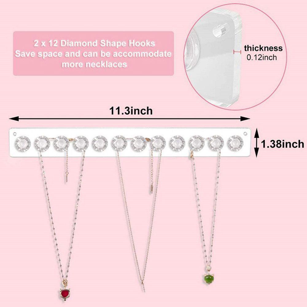 ANEMONE Giá Treo Trưng Bày Trang Sức Bằng Acrylic Tiện Dụng Cho Nữ