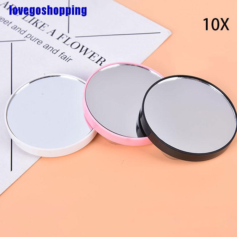 (hàng Mới Về) Gương Trang Điểm Phóng Đại 5x 10x Có Giác Hút Tiện Dụng | BigBuy360 - bigbuy360.vn