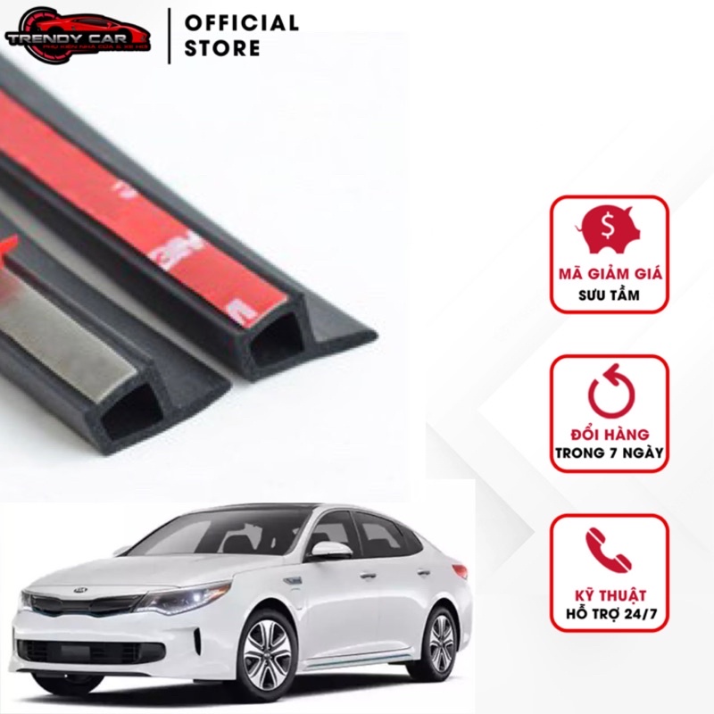 Ron Gioăng Cao Su Chữ P Dài 5 Mét Dán Cửa Xe Hơi Ô Tô Chống Ồn Giữ Nhiệt Freeship 30K
