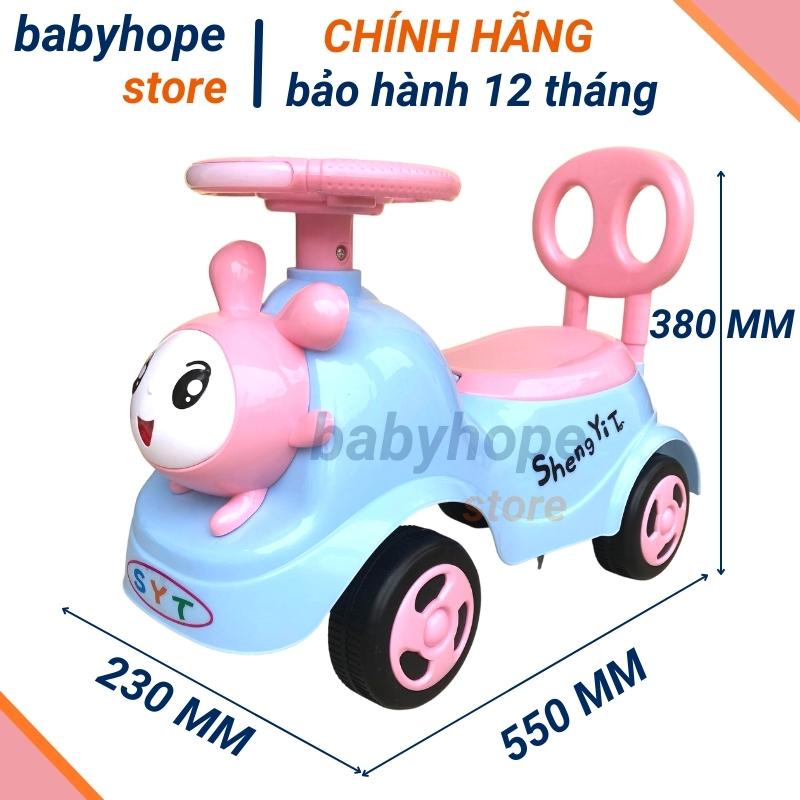 xe chòi chân cho bé 1 2 tuổi heo pecpa có nhạc và tựa lưng