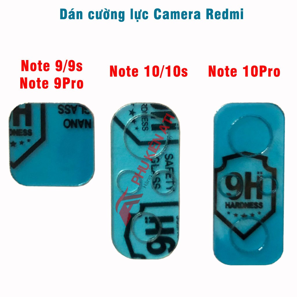 Kính cường Lực Camera Xiaomi Note 9S/ Note 10/ 10s/ Note 9 pro/ Note 10 Pro - Thế hệ mới