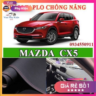 Thảm phủ Taplo da vân cacbon Mazda Cx5 2019 cao cấp