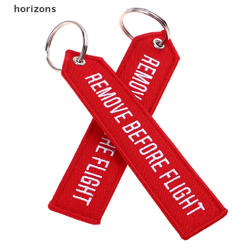 Móc Khóa Có Dây Buộc Thẻ Chữ Remove Before Flight