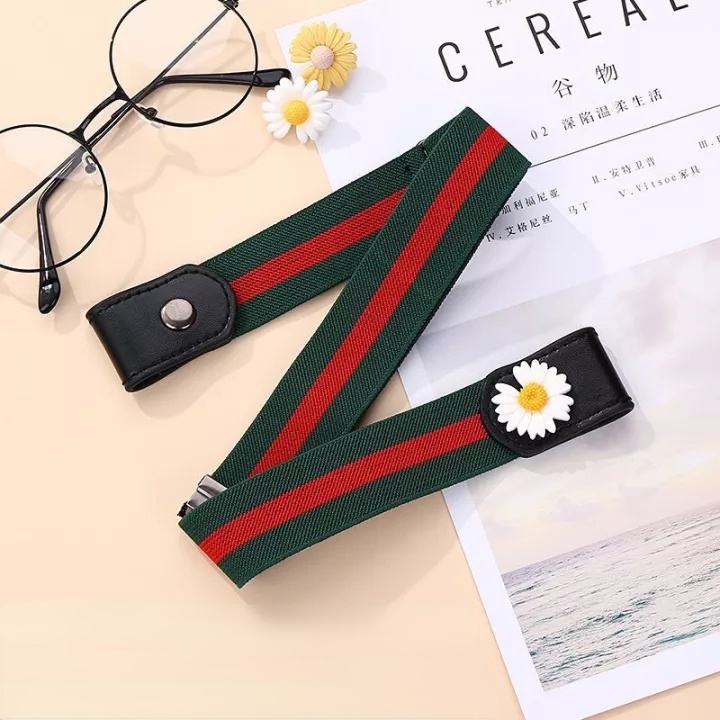 Dây Thắt Lưng Co Giãn Có Khóa Cài Tùy Chỉnh Hợp Thời Trang Cho Quần Jean/ Đầm Jean/ Quần Jean Nam/ Nữ