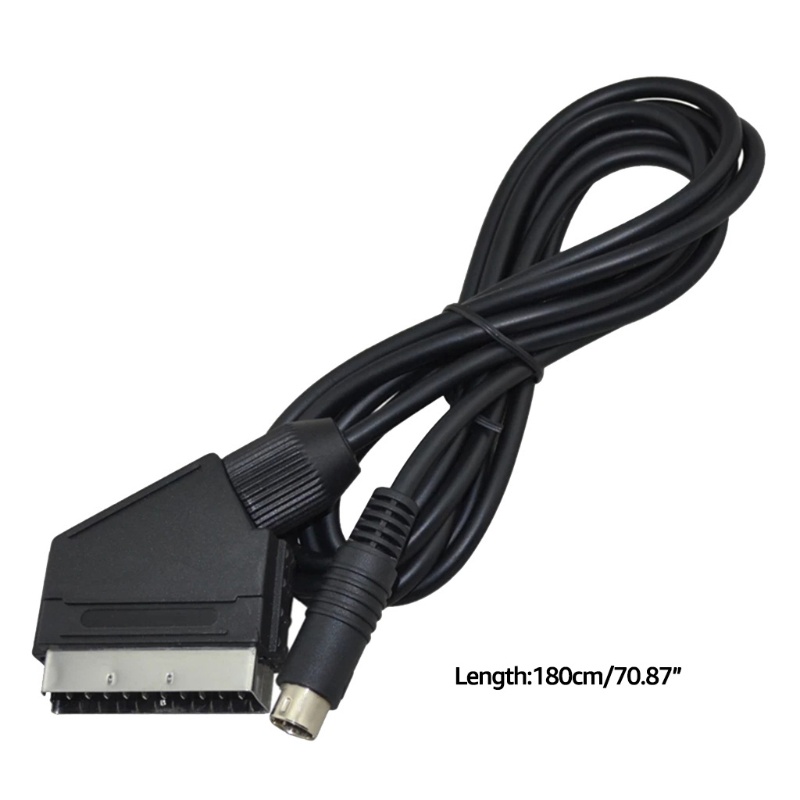 Dây Cáp Kết Nối zzz 5.9ft Scart RGB AV Dành Cho Máy Chơi Game Saturn