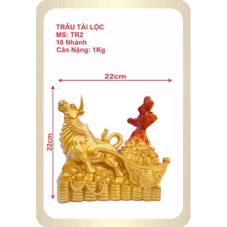 Thỏi trâu vàng tài tộc đón tết