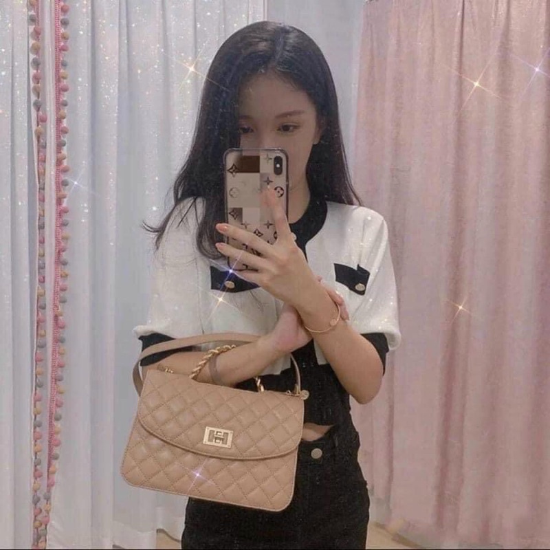 Túi cccvk 2 nắp đủ 4 màu như ảnh sz 22cm - HANA BAG