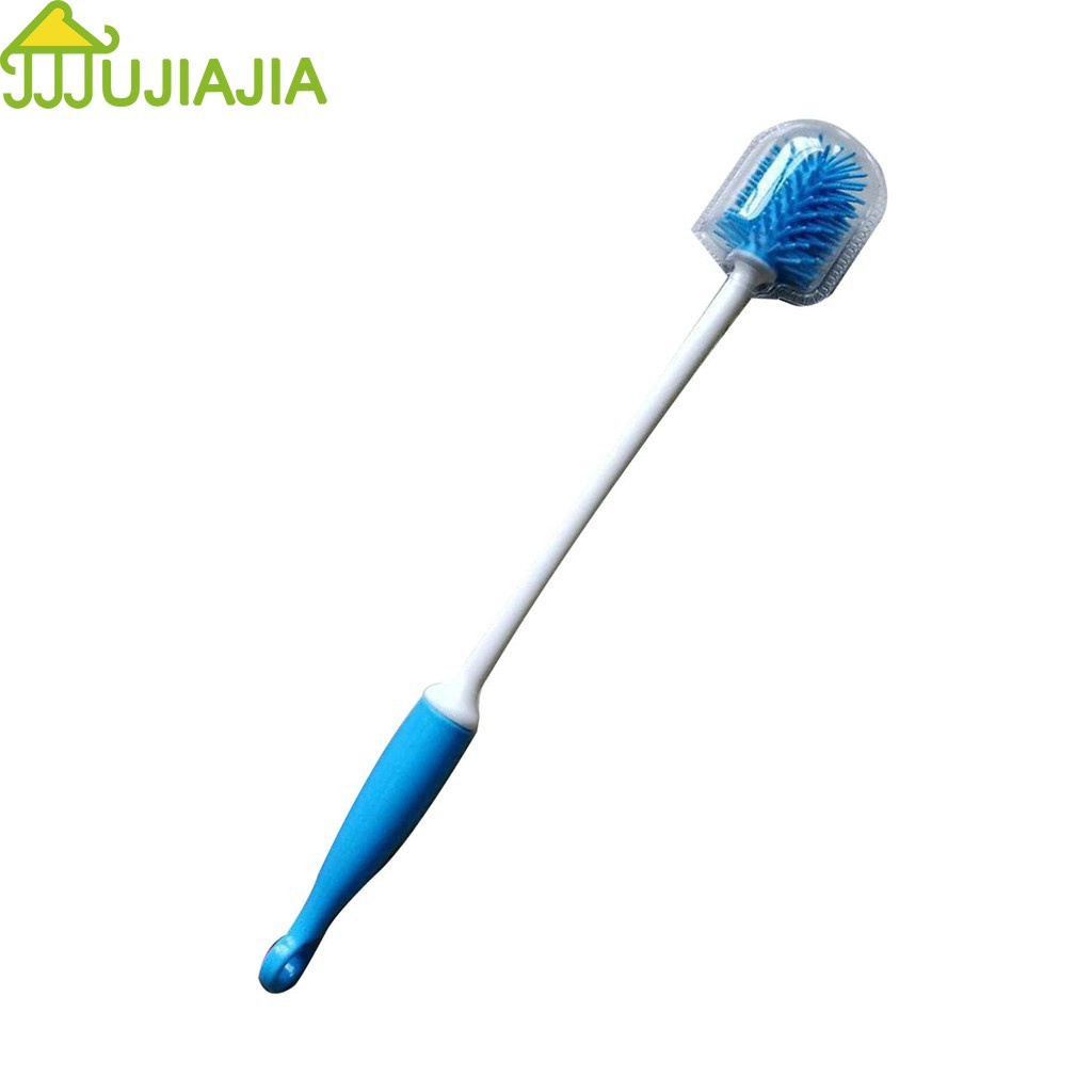 Bàn chải JUJIAJIA vệ sinh chai lọ tay cầm dài có thể xoay được