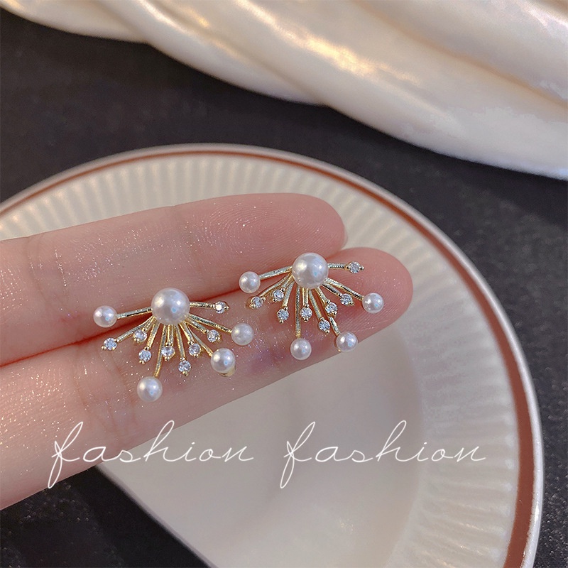 Khuyên Tai Ngọc Trai Hình Pháo Hoa Thời Trang Hàn Quốc Chất Lượng Cao Hàng Mới Dành Cho Bạn Nữ 2022