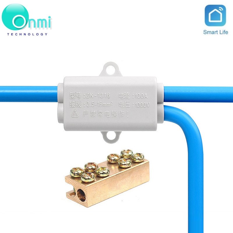 Cút nối dây điện nhanh công nghiệp  chịu tải đến 100A kết nối 2 dây nhánh với 1 dây chính an toàn chống cháy