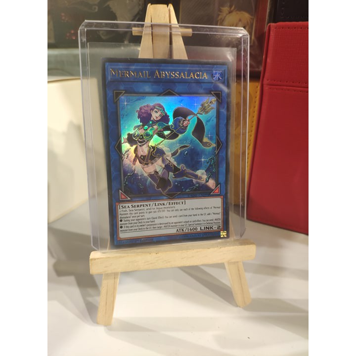 Lá bài thẻ bài Yugioh Mermail Abyssalacia - Ultra Rare - Tặng bọc bài nhựa bảo quản