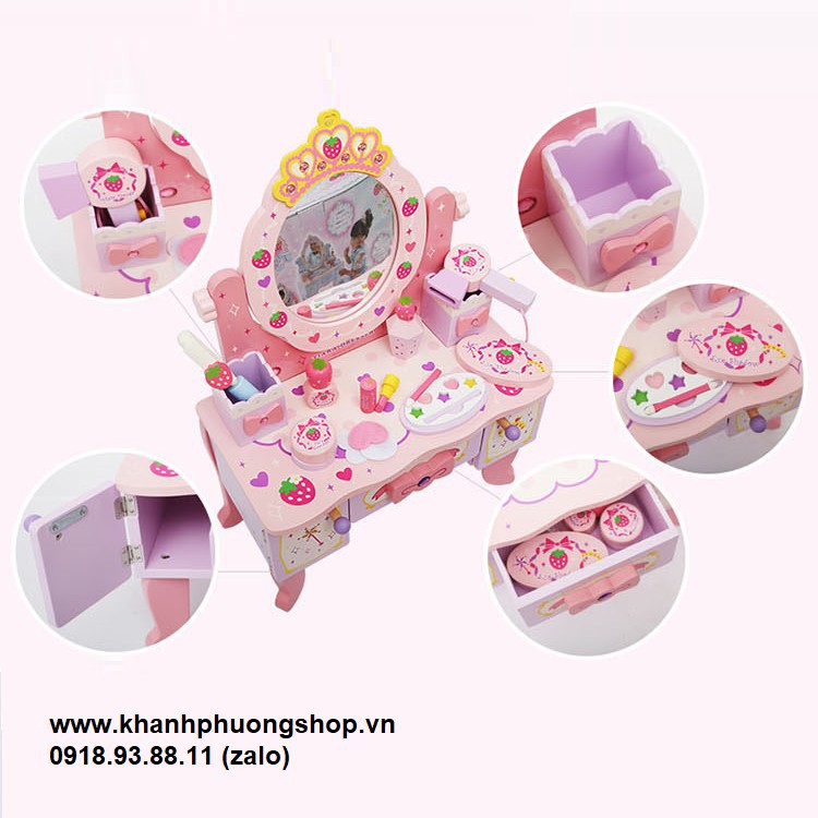 Bộ bàn trang điểm cho bé gái - bàn trang điểm cho bé gái
