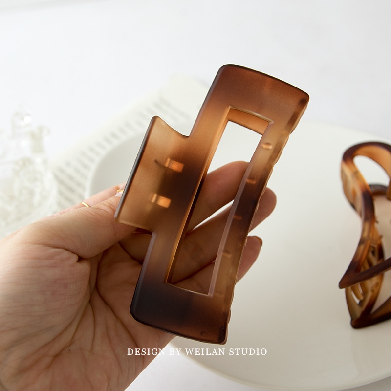 Kẹp Tóc Càng Cua Nhật Bản Màu Vỏ Rùa Phụ Kiện Thời Trang Cho Nữ AB074