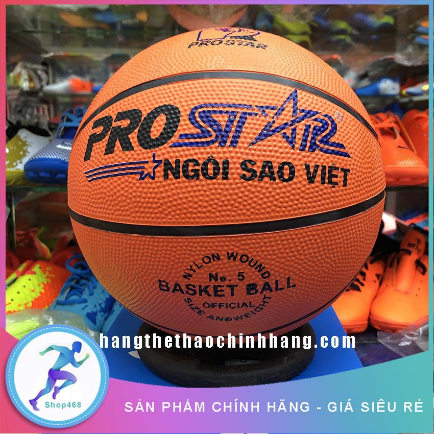 Quả bóng rổ Cao Su PROSTAR Size 3,5,6,7 Tặng kim bơm bóng + túi lưới Bóng thumbnail