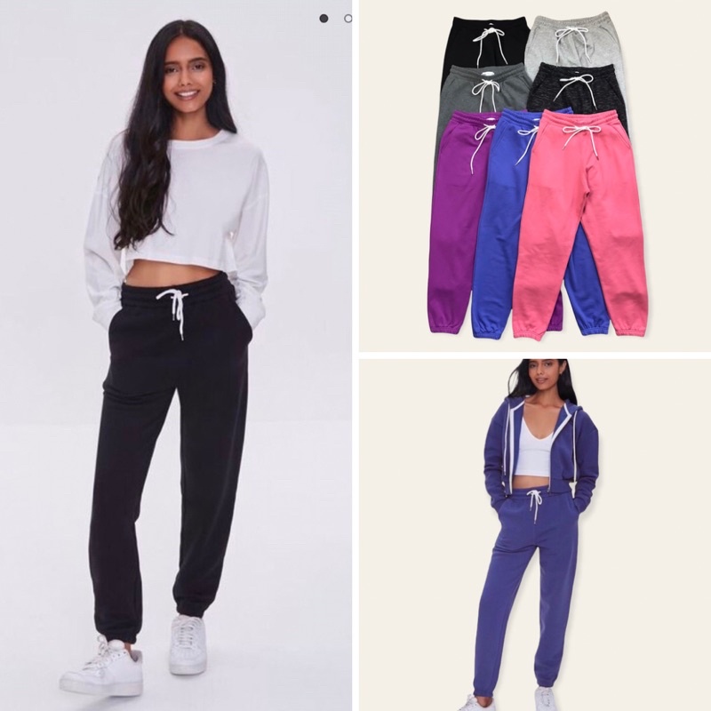 Quần Jogger nữ ZaRa chất thun nỉ da cá vnxk