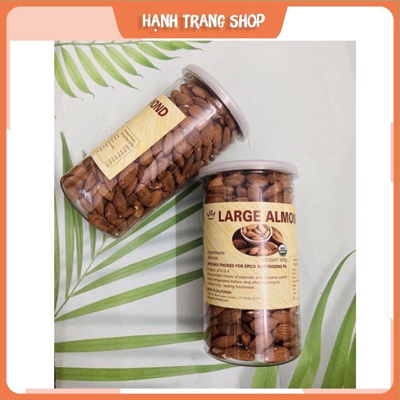 Hạnh nhân tách vỏ rang tự nhiên 500g