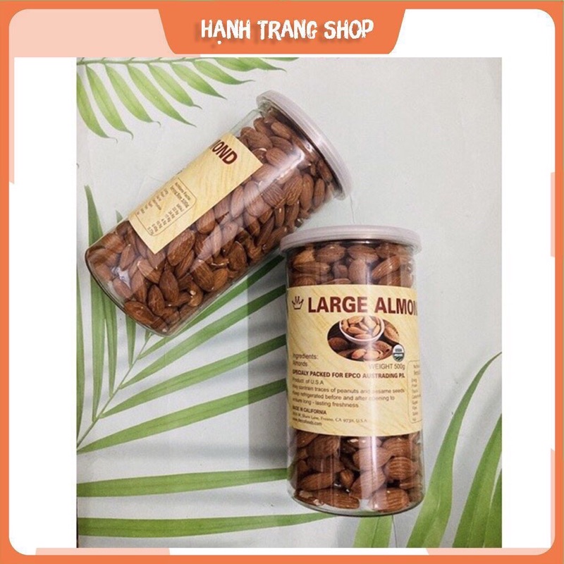 Hạnh nhân tách vỏ rang tự nhiên 500g