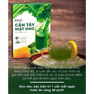 Hộp Cần tây nguyên   chất ( mua 3 tặng 1 bình thuỷ tinh)