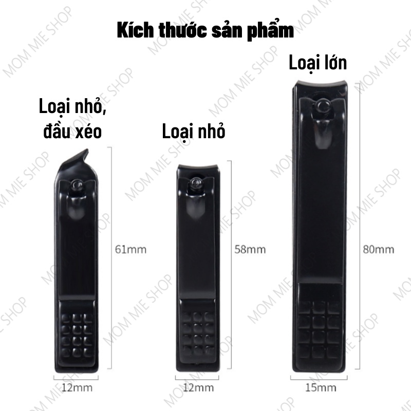 Dụng cụ cắt móng tay/chân inox phủ titan, làm nails - Bấm móng tay - I031