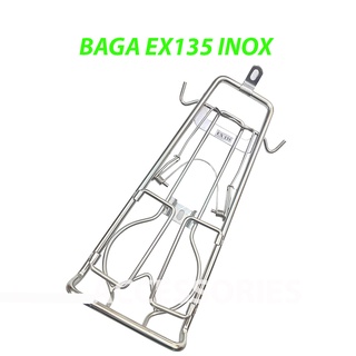 Baga exciter 135 ex135 2011-2014 màu trắng inox 10li cứng cáp pkph