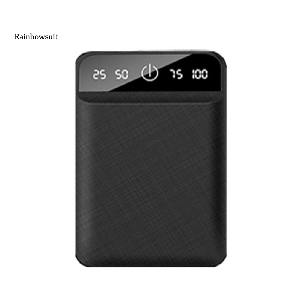 Cục Sạc Dự Phòng Mini Hai Cổng USB 10000mAh Dung Lượng Lớn Dễ Thương Dùng Khi Đi Du Lịch