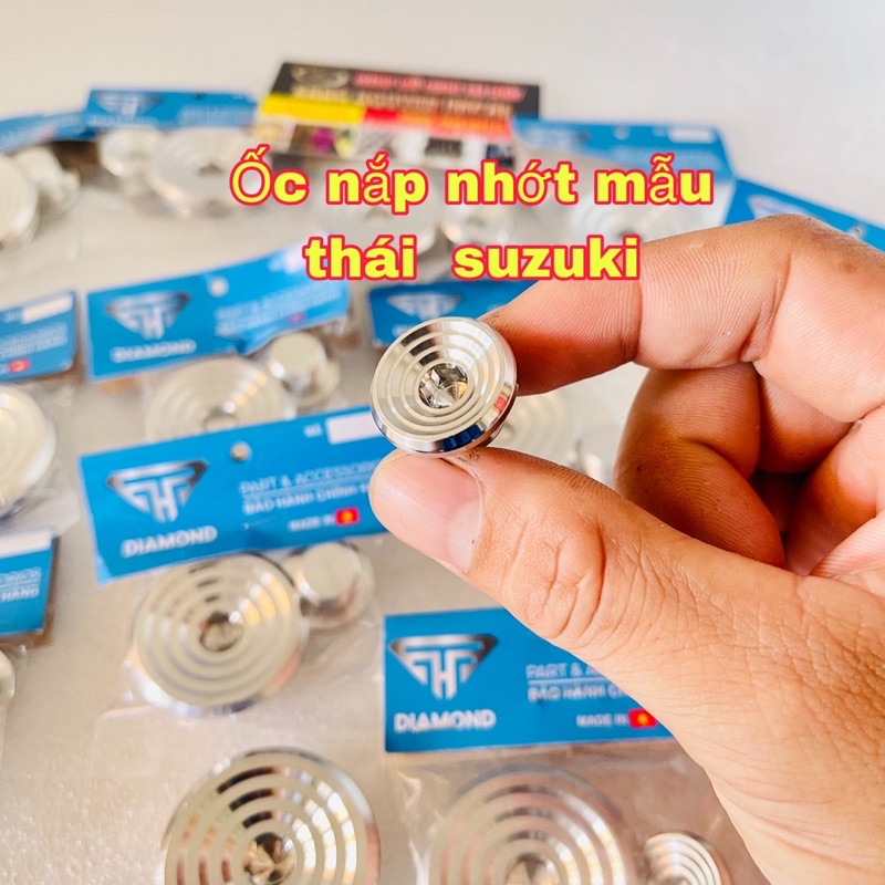 Ốc inox 304 mâm lửa phái ốc nắp nhớt honda yamaha suzuki