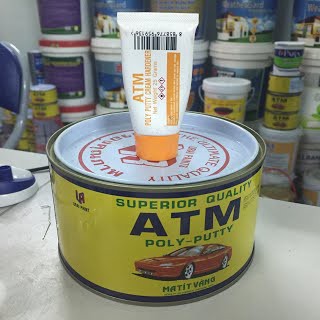 Trét ATM vàng - ma tít vàng - bột trét sơn xe và đồ gỗ