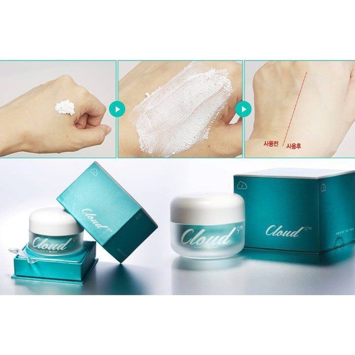 Kem Dưỡng Trắng Da Claire’s Cloud 9 Whitening Cream Korea