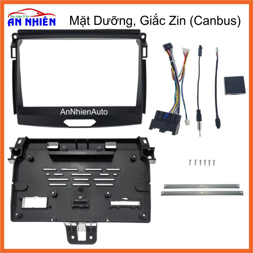 Màn Hình 9 inch Cho Xe FORD RANGER,EVEREST 2015-2020 - Đầu DVD Android Tiếng Việt Kèm Mặt Dưỡng RANGER,EVEREST