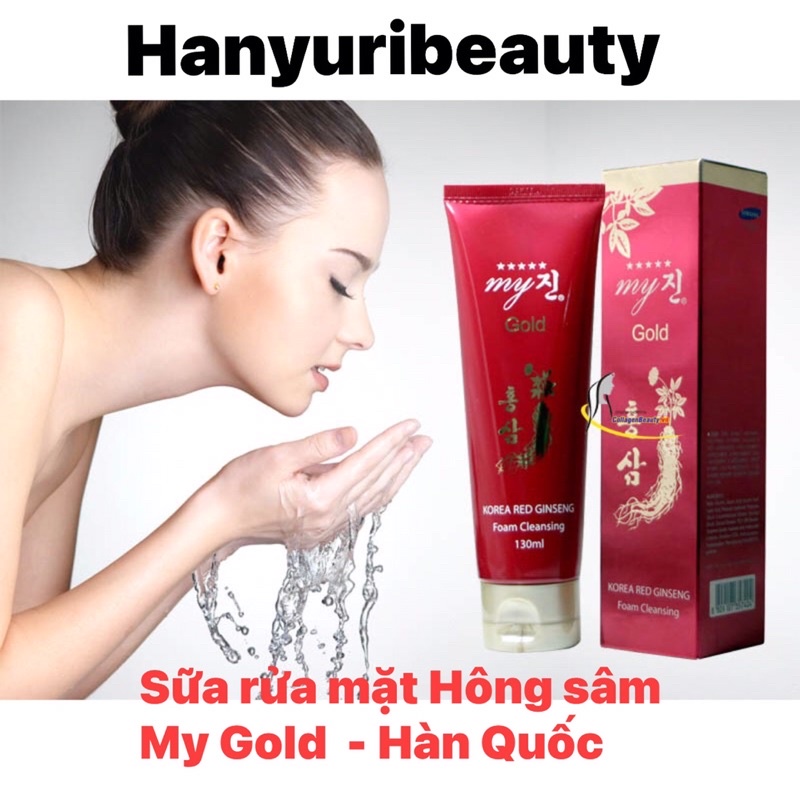 [Chính hãng] Sữa rửa mặt Hồng sâm My Gold 130ml Hàn  quốc | BigBuy360 - bigbuy360.vn