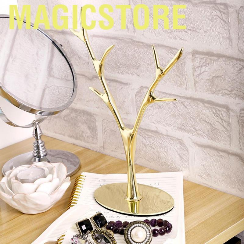 Magicstore Jewelry rack  deer horn shape jewelry necklace earring bracelet storage display shelf decoration for des