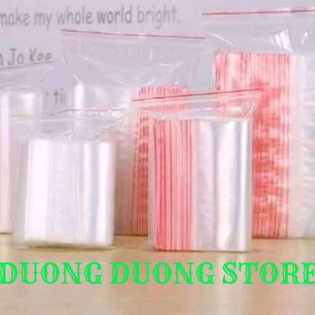 TÚI ZIP TRONG NHIỀU SIZE 100GR