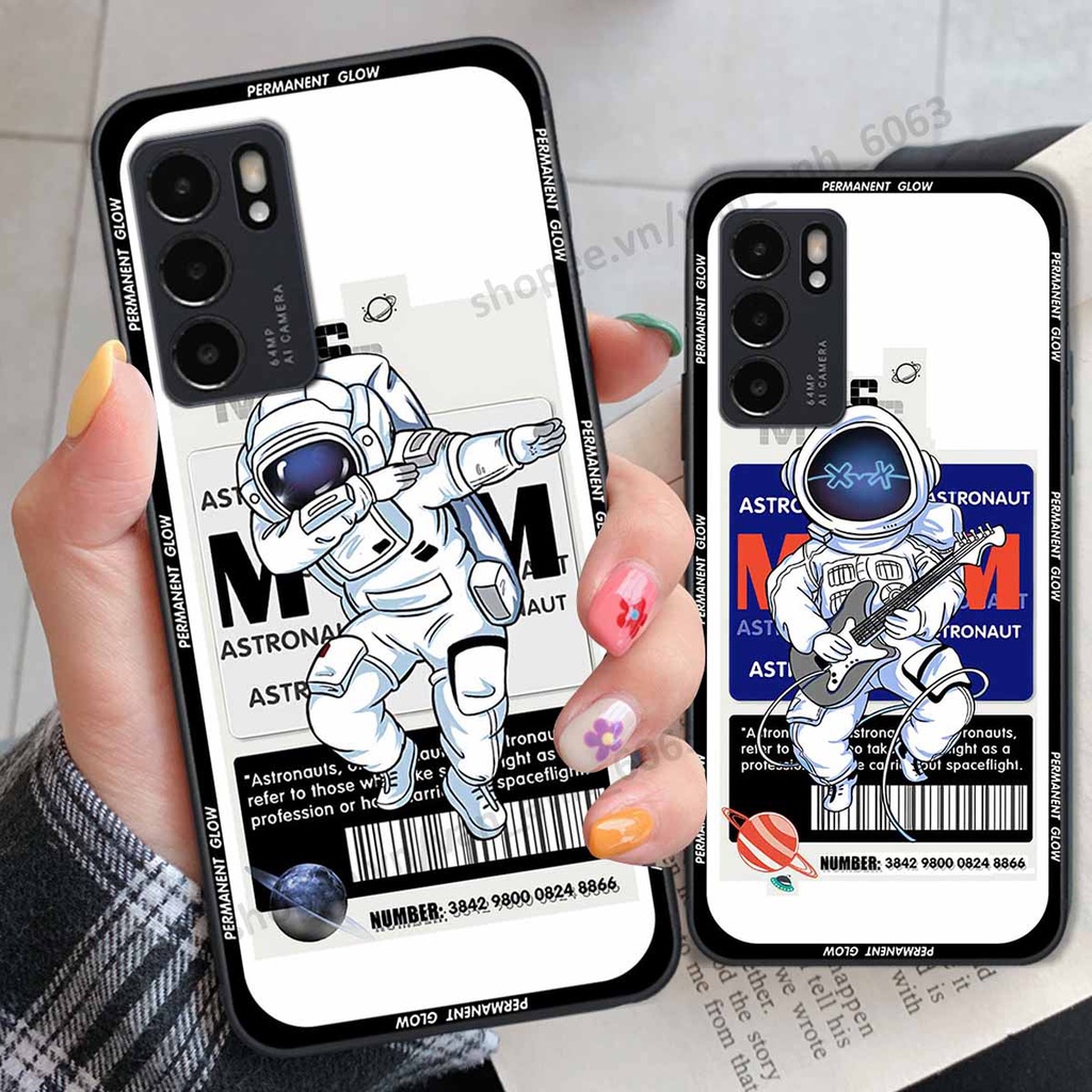 Ốp Oppo Reno6 / Reno6 Z 5G / Reno 6 be@r brick mars thời trang, ốp lưng điện thoại viền dẻo siêu chất