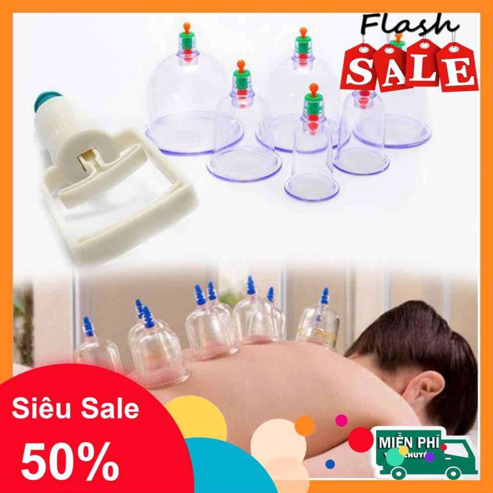 Siêu Sale - Giác hơi cao cấp,Bộ giác hơi không dùng lửa(24 phụ kiện) -  Bảo hành 1 đổi 1