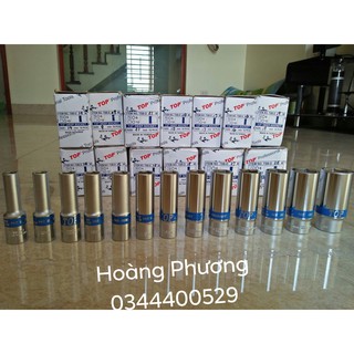 Đầu khẩu dài (tuýp) lục giác dùng tay khẩu 1/2 TOP sịn