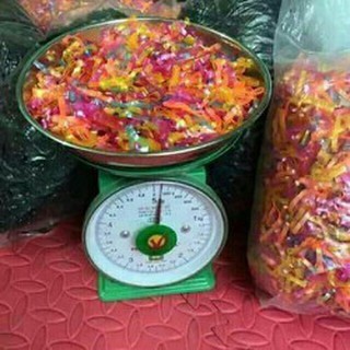 1kg Chun buộc tóc, chun tóc sắc màu