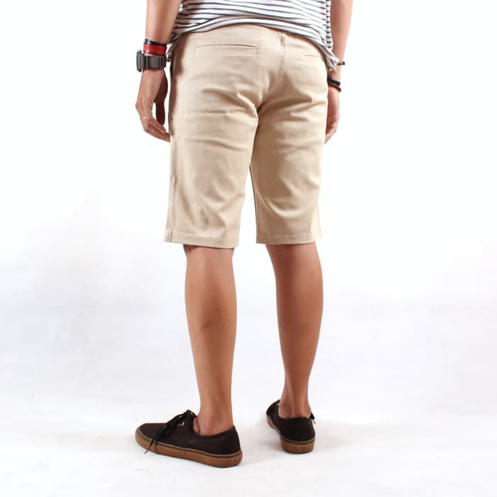 Quần Short Kaki Trơn Màu Cá Tính Dành Cho Nam / Size 28-38