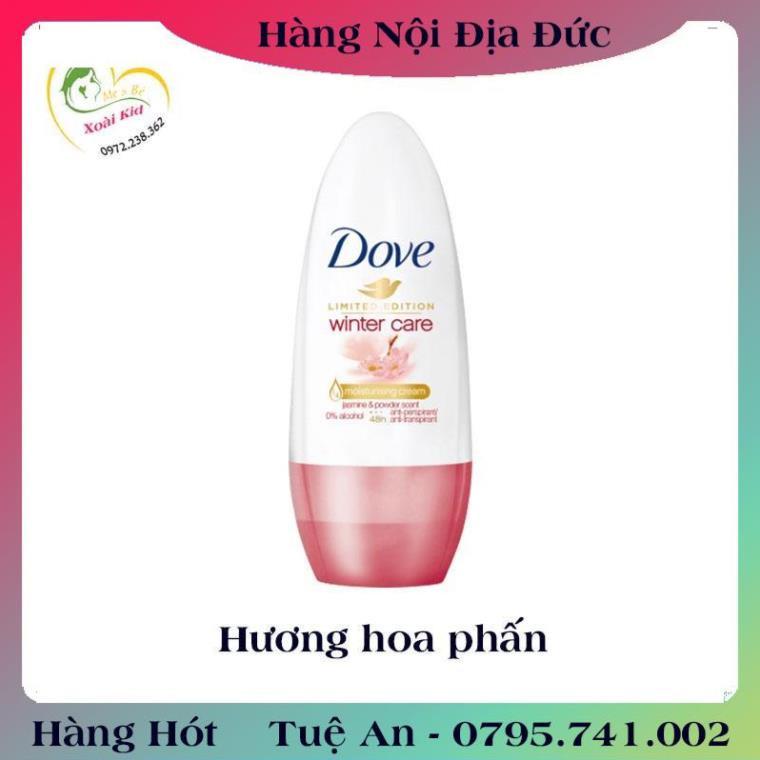 Lăn khử mùi Dove Đức giúp trắng mịn vùng nách, không gây vàng áo  .