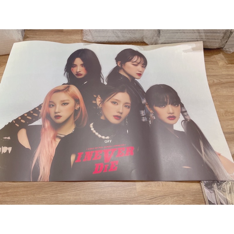 Tranh Poster GIDLE - I never die Chính hãng
